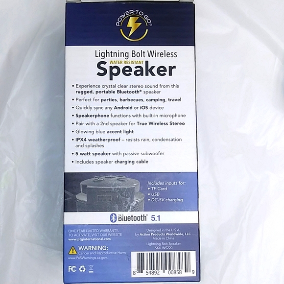 Power To Go Bluetooth Speaker - Picture 7 of 7